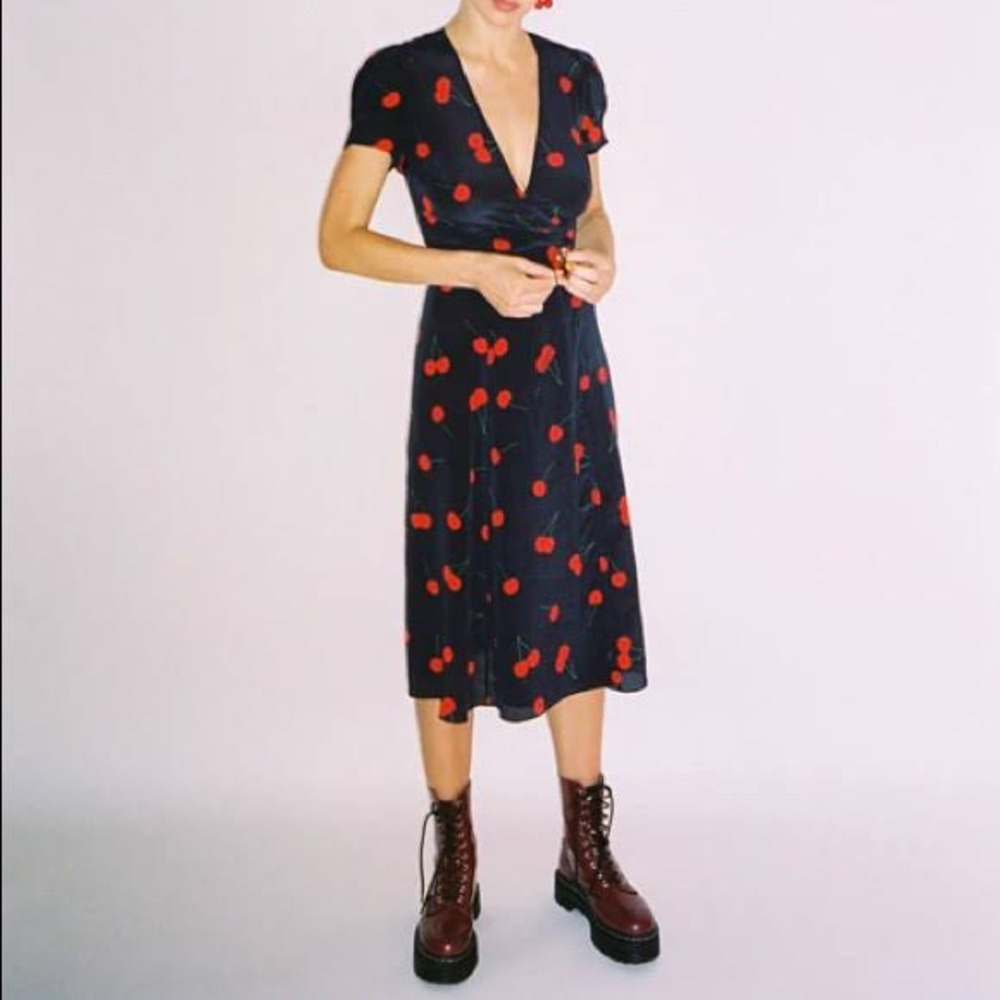 Realisation Teale Dress- wild cherry